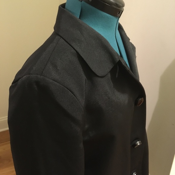 Four Button Black Dress Jacket - Picture 8 of 8